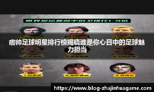 痞帅足球明星排行榜揭晓谁是你心目中的足球魅力担当